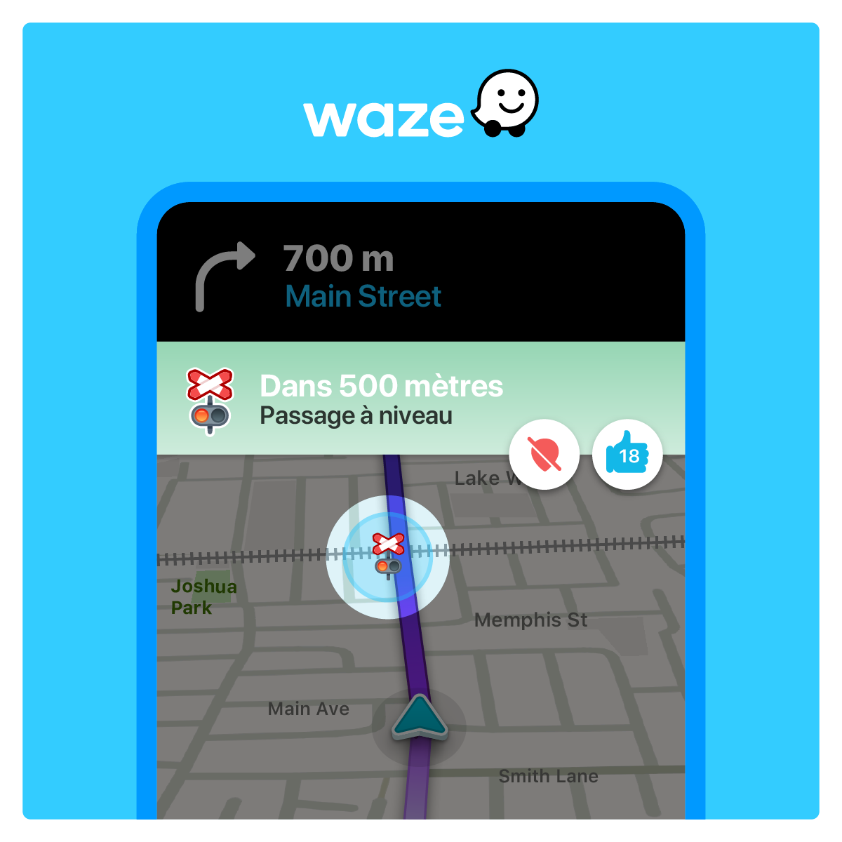 Waze Navigation app